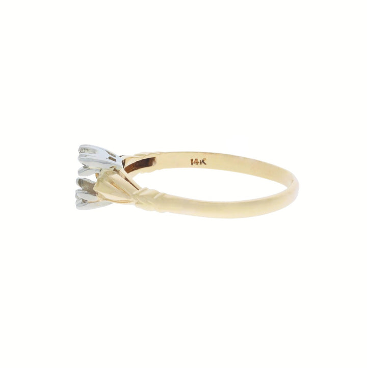 Vintage Setting 1930's 14K Two Tone