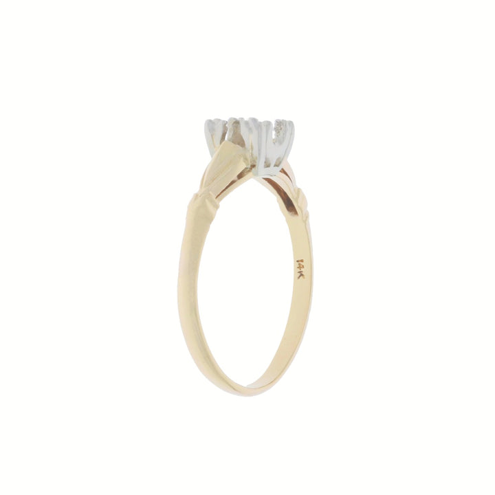 Vintage Setting 1930's 14K Two Tone