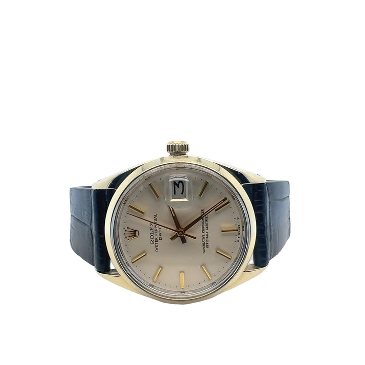 Rolex Date Oyster Perpetual Ref:1550 Gold Shell 34MM