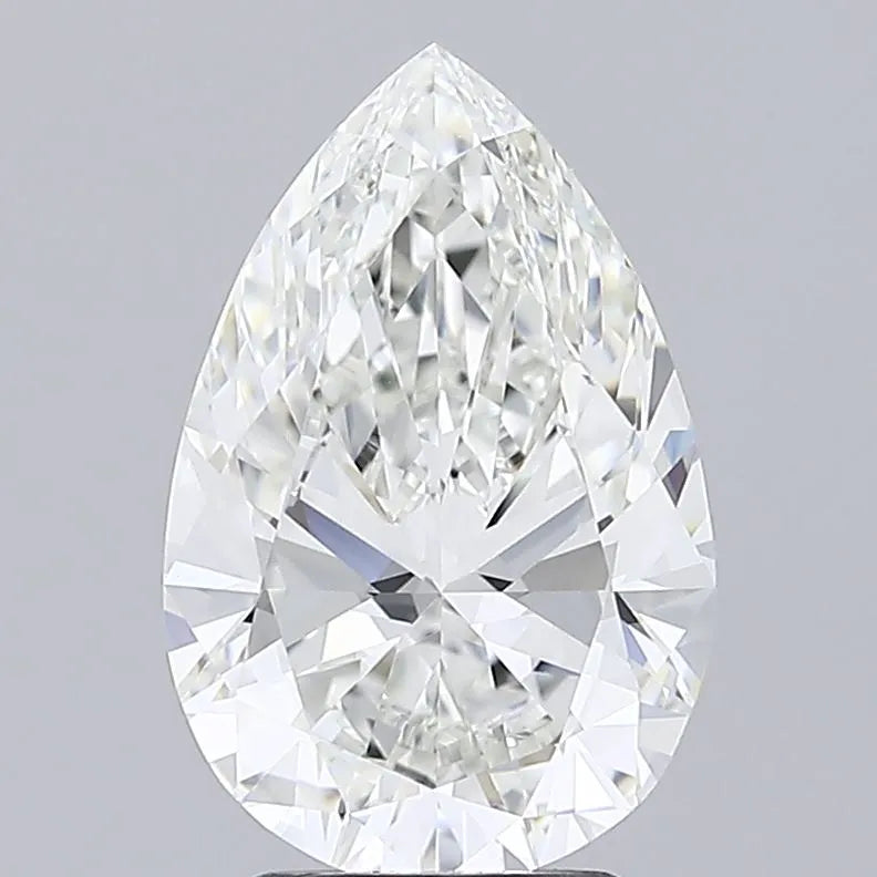 3.70ct Pear Lab Grown Diamond (Colour F, Clarity IF, IGI Certified)