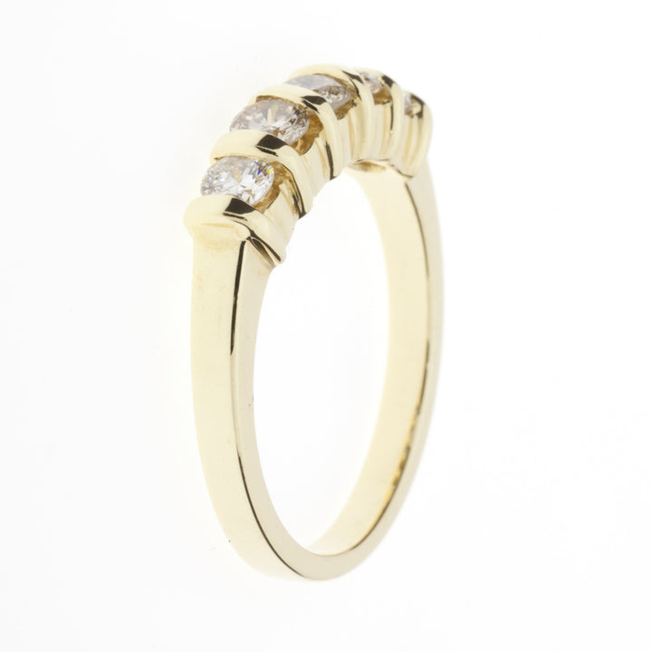 Diamond Band 14K Yellow Gold .90CTW