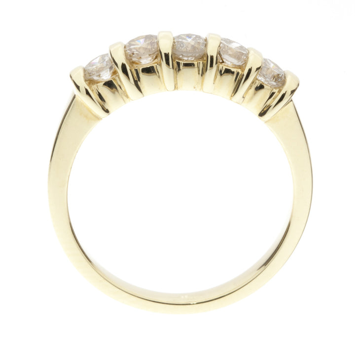 Diamond Band 14K Yellow Gold .90CTW