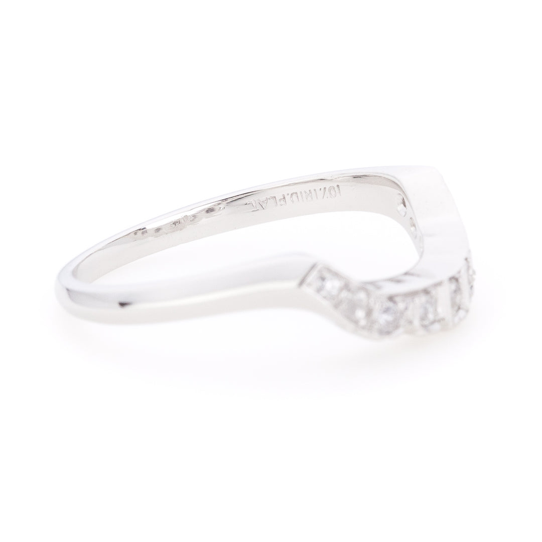 Art Deco Diamond Band 1930's Platinum .20CTW