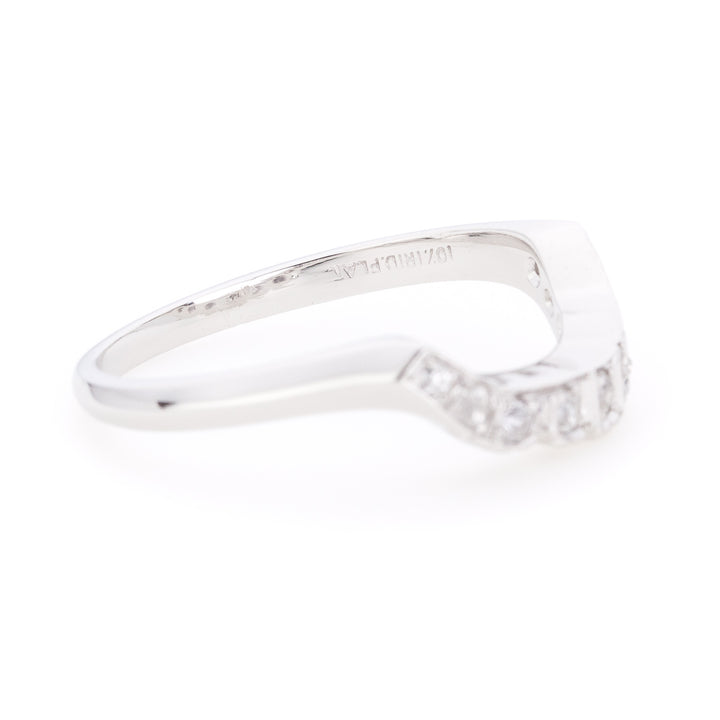 Art Deco Diamond Band 1930's Platinum .20CTW