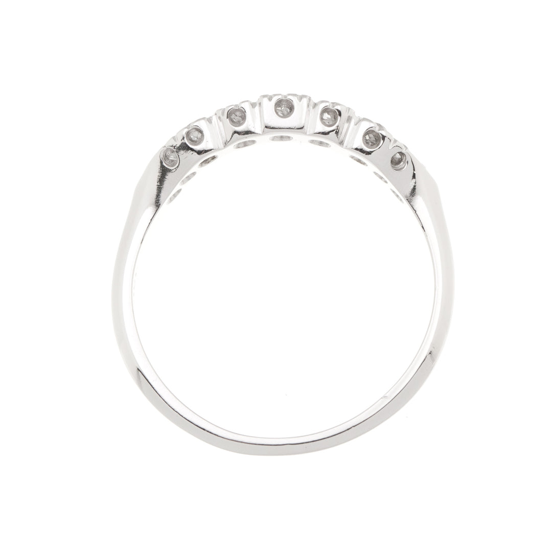 Art Deco Diamond Band 1930's Platinum .20CTW