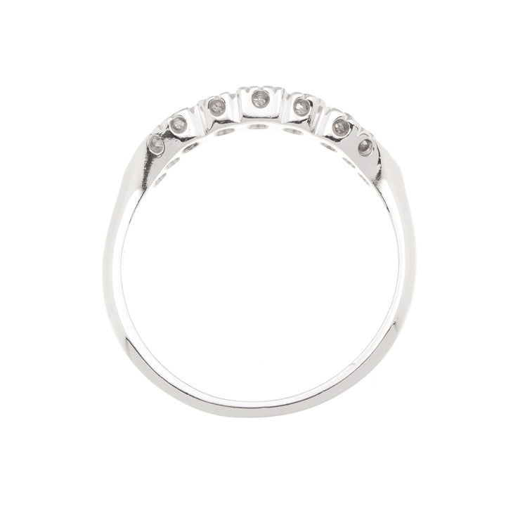 Art Deco Diamond Band 1930's Platinum .20CTW