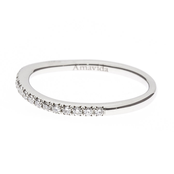 Diamond Band 14K White Gold .25CTW