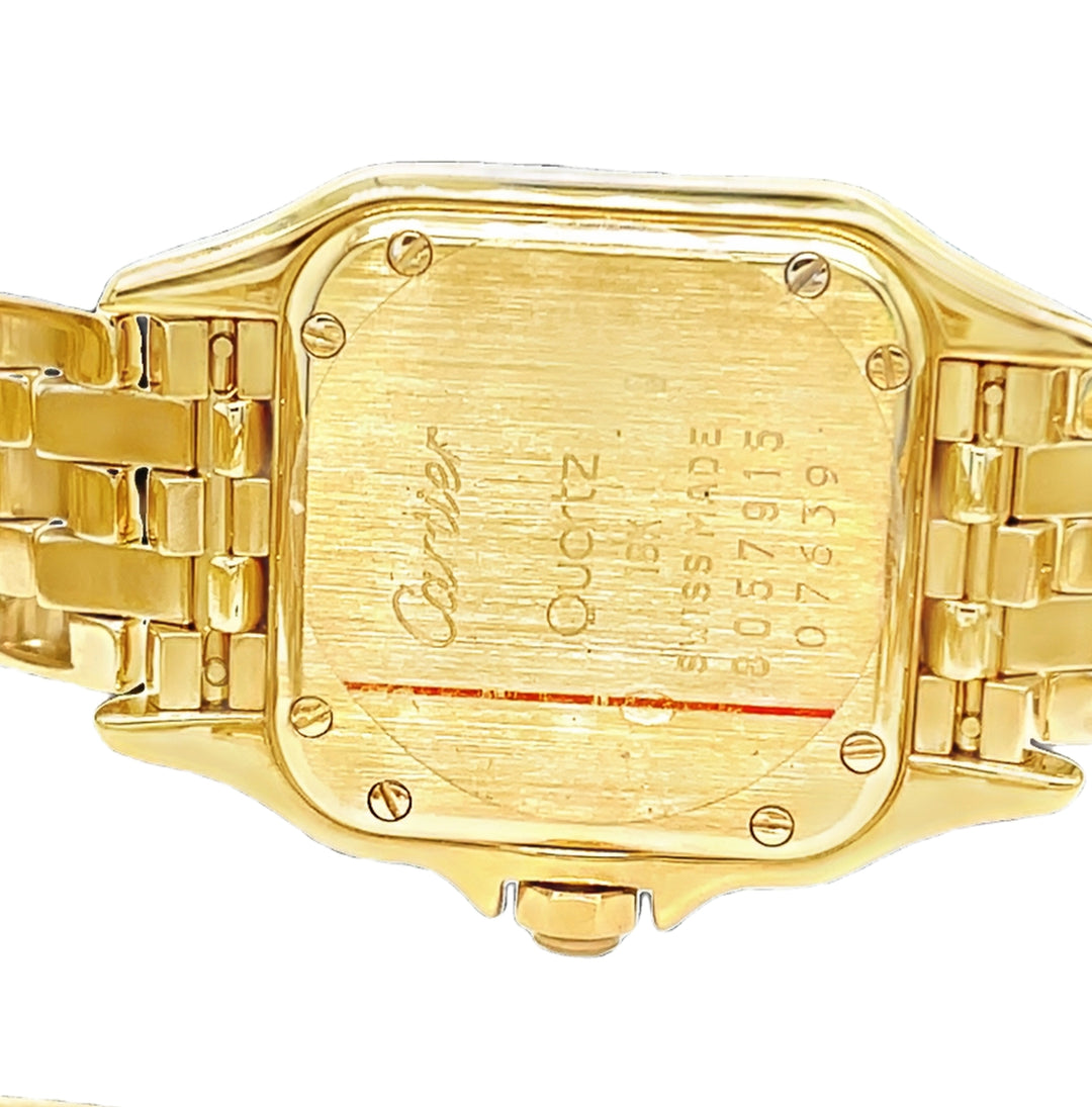 Cartier Panthere Watch 18K Gold Diamond WF3072 22MM