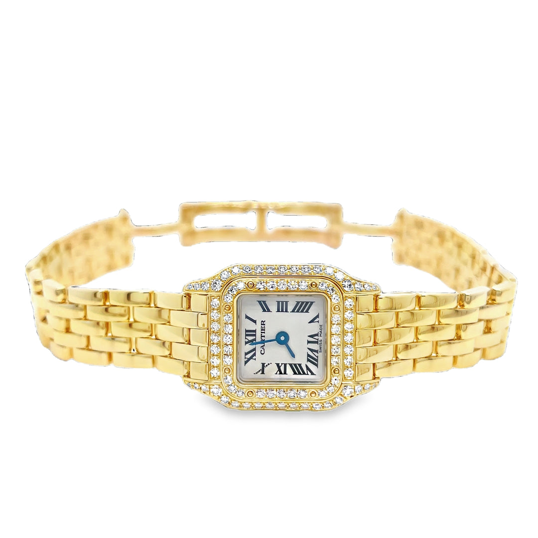 Cartier Panthere Mini 18K Gold Diamonds Ref: 2360 17MM