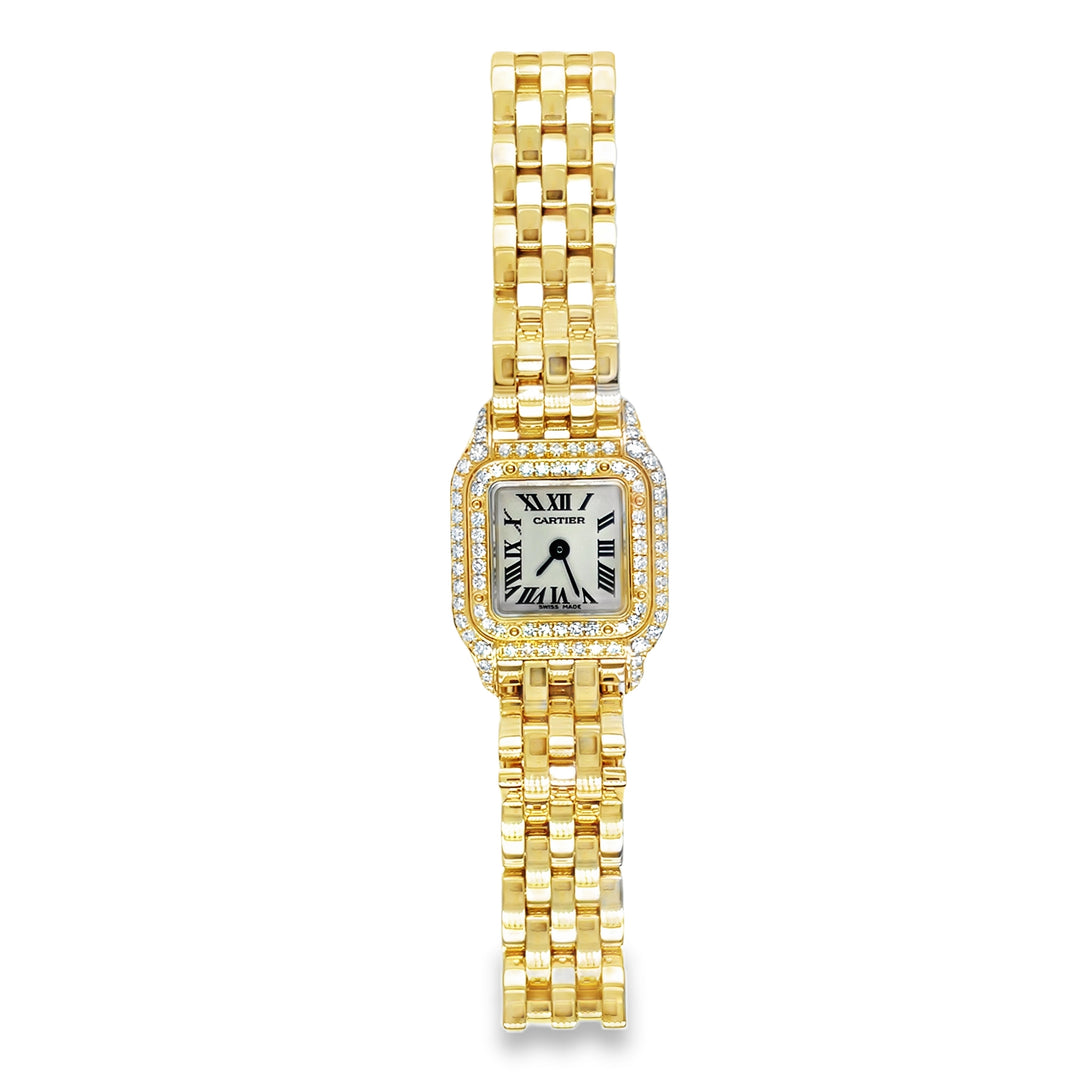 Cartier Panthere Mini 18K Gold Diamonds Ref: 2360 17MM