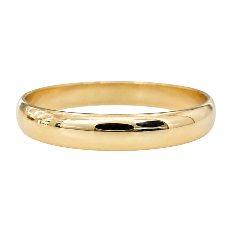 Wedding Band 4MM 10K Yellow Gold