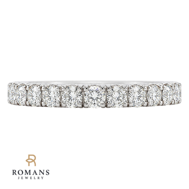 Diamond Stackable Band .65CTW 2.8MM Platinum