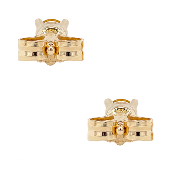 Citrine Stud Earrings 14K Yellow Gold 0.24CT Natural