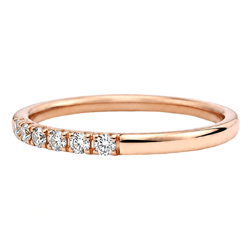 Classic Diamond Band 0.25CTW 18K Rose Gold