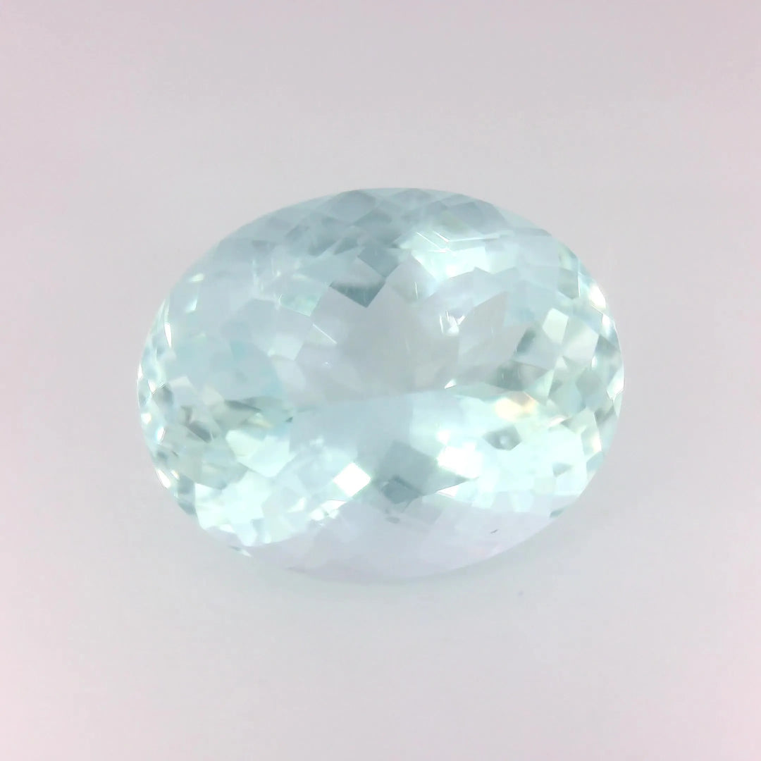 9.63ct Oval Natural Aquamarine (Colour Blue, Clarity Eye Clean, Cut Faceted)