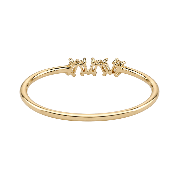 Diamond Baguette Band 14K Yellow Gold .15CTW