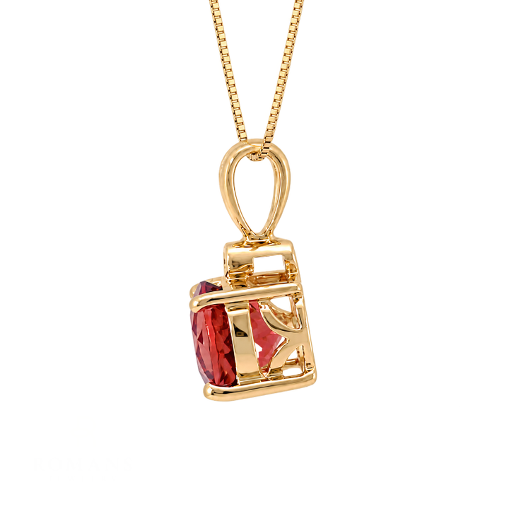Spessartite Garnet Pendant 2.68CT 14K Yellow Gold