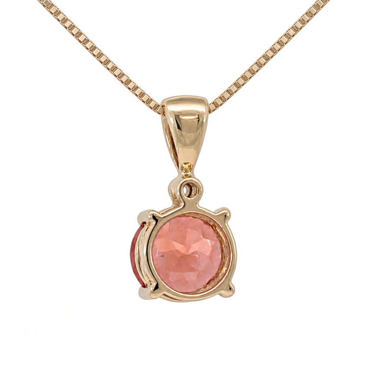 Spessartite Garnet Pendant 2.68CT 14K Yellow Gold