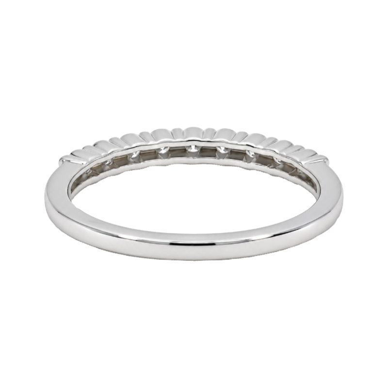 Diamond Anniversary Band 14K White Gold .39CTW