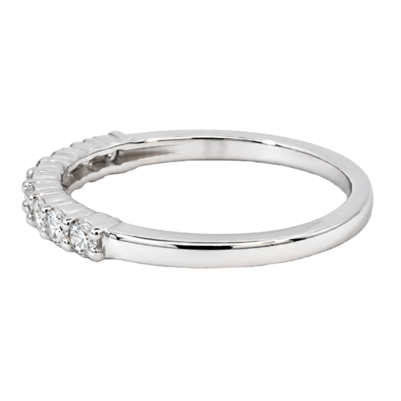 Diamond Anniversary Band 14K White Gold .39CTW