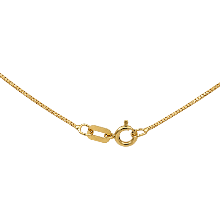 Box Chain 0.6MM 14K Yellow Gold 17.75"