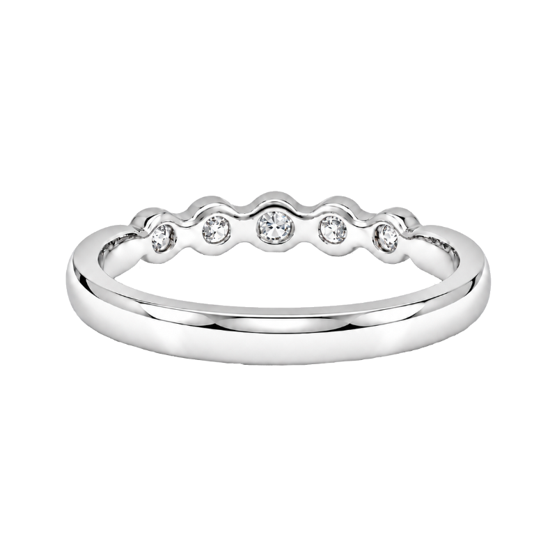 Diamond Shared Prong Band .28CTW 14K White Gold