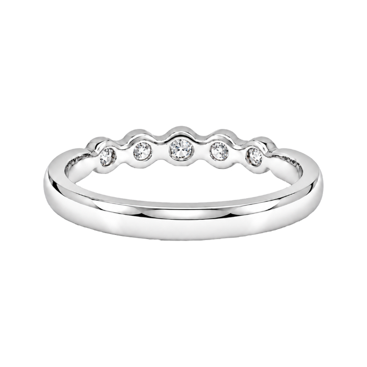 Diamond Shared Prong Band .28CTW 14K White Gold