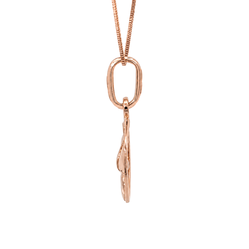 Four Leaf Clover Pendant 14K Rose Gold