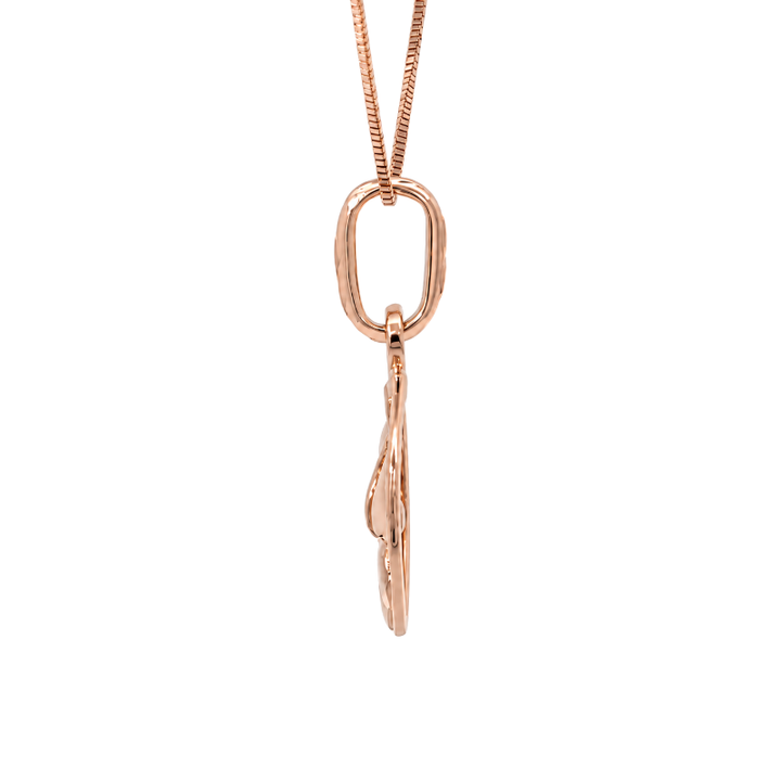 Four Leaf Clover Pendant 14K Rose Gold