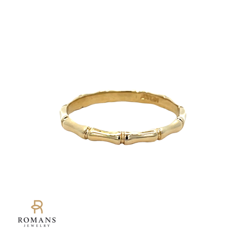 Bamboo Band 14K Yellow Gold