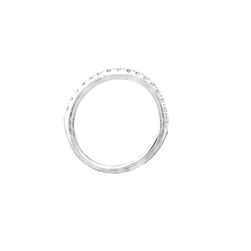 Lab Grown Diamond Band 10K White Gold .32CTW