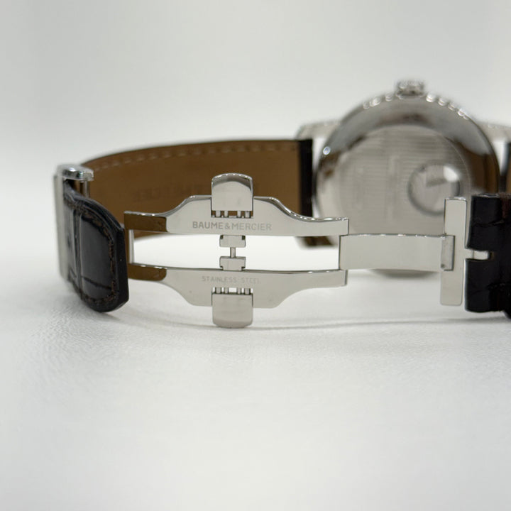 Baume & Mercier Watch Automatic 26-Jewel Skeleton Dial Ref 65558