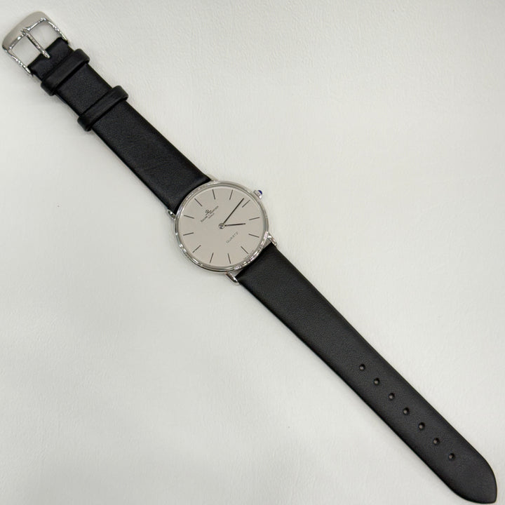 Baume & Mercier Watch Genève Ultra-Thin Quartz 33mm Steel Silver Dial