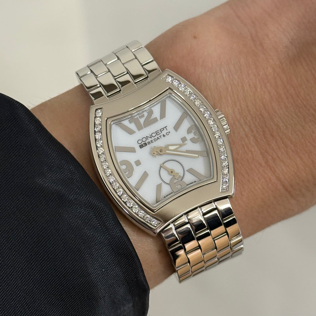 Bedat &amp; Co. Concept B3 Diamond Quartz Watch Stainless Steel 30mm CB03