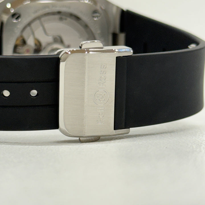 Bell & Ross Watch BR-X5 Automatic Chronometer Black Dial on Rubber