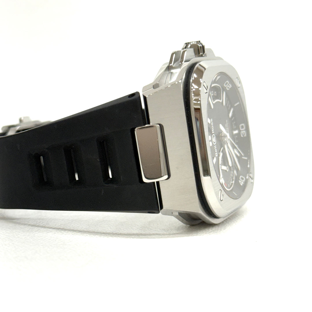 Bell & Ross Watch BR-X5 Automatic Chronometer Black Dial on Rubber