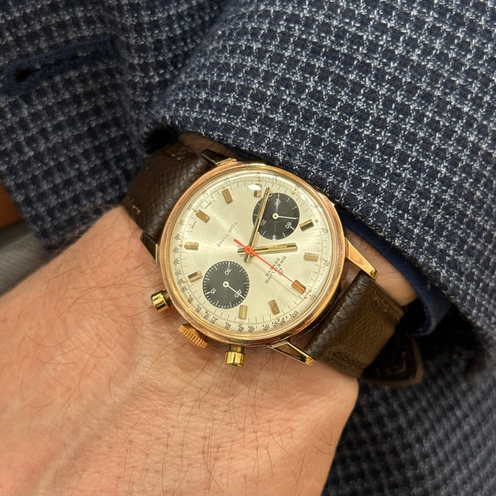 Breitling Top Time Chronograph 2000-33 36mm Gold Plated Vintage