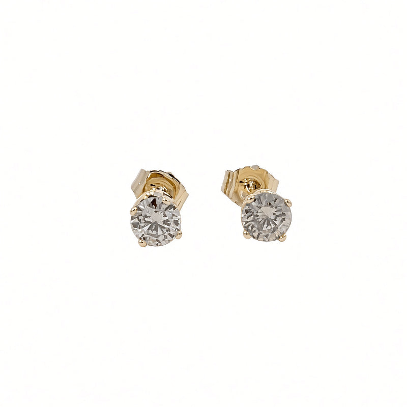 Champagne Diamond Studs