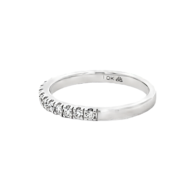 Lab Grown Diamond Band 10K White Gold .32CTW