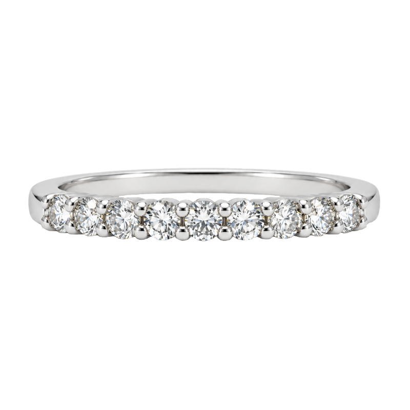 Diamond Anniversary Band 14K White Gold .39CTW