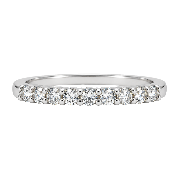 Diamond Anniversary Band 14K White Gold .39CTW