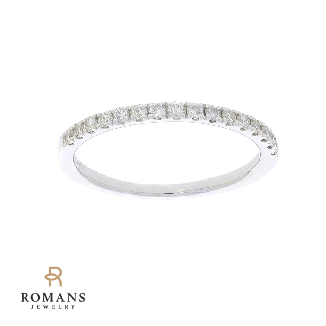 Diamond Band 14K White Gold .19 CTW