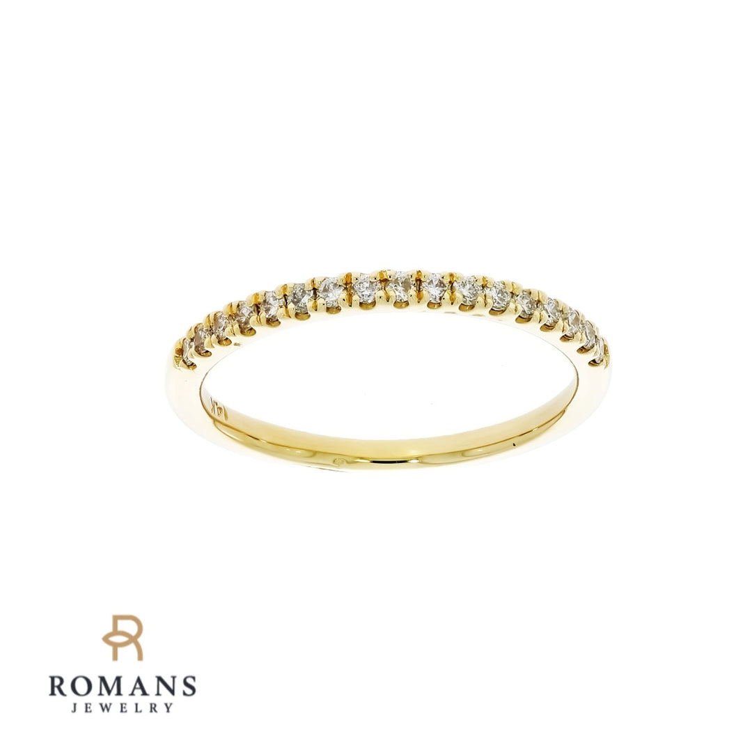 Diamond Band 14K Yellow Gold .19CTW