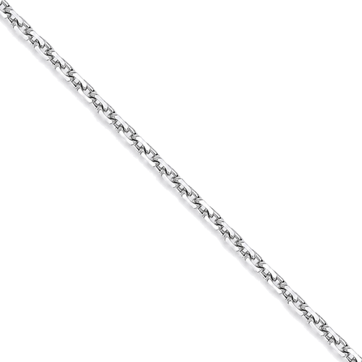 Solid Diamond Cut Cable Chain 1MM Minimal Classic Design