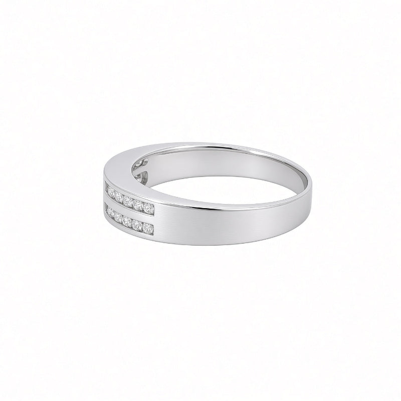 Diamond Double Row Band