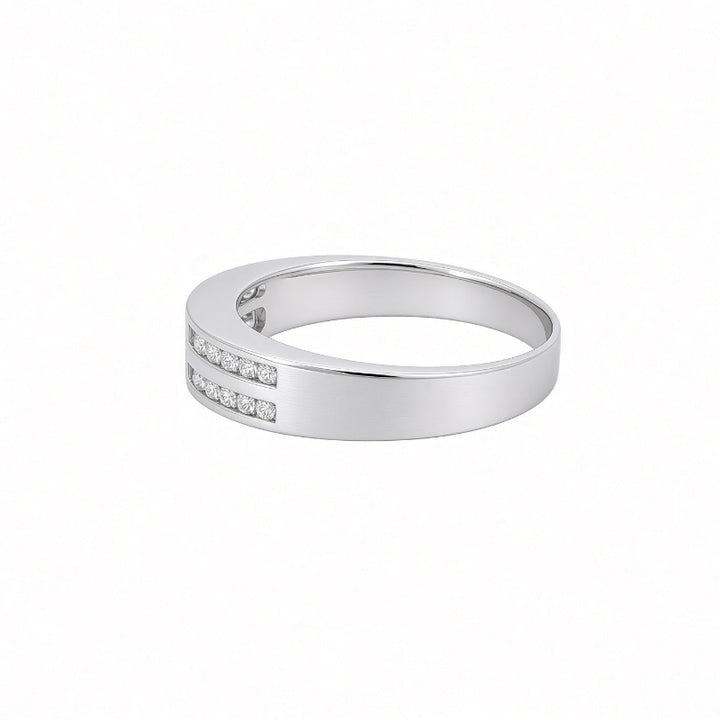 Diamond Double Row Band