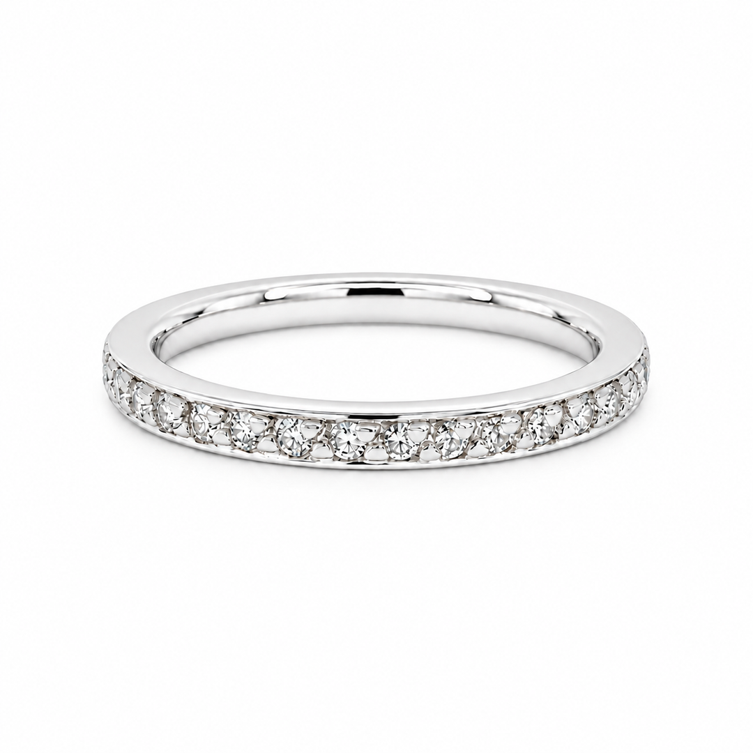 Vintage Diamond Eternity Band Platinum .38CT