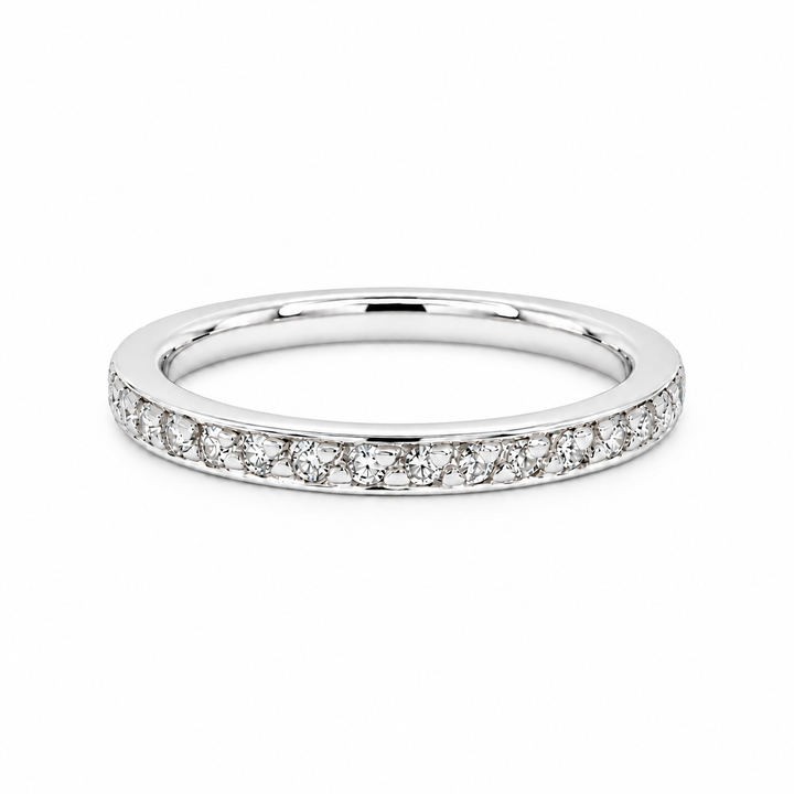 Vintage Diamond Eternity Band Platinum .38CT
