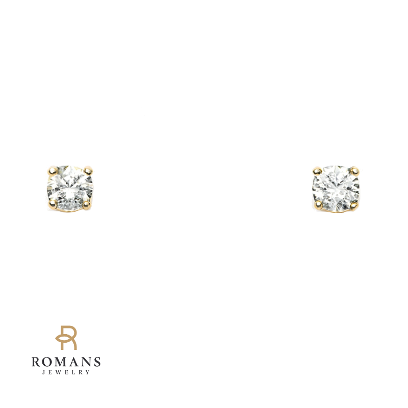 Diamond Studs 14K Yellow Gold .22CTW
