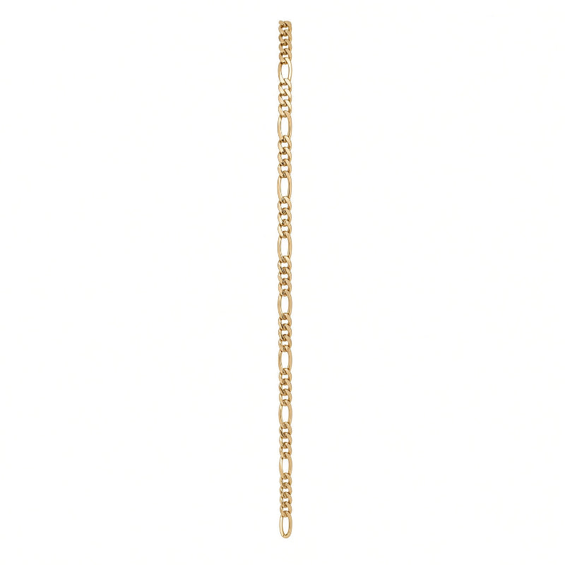 A gold Figaro chain 
